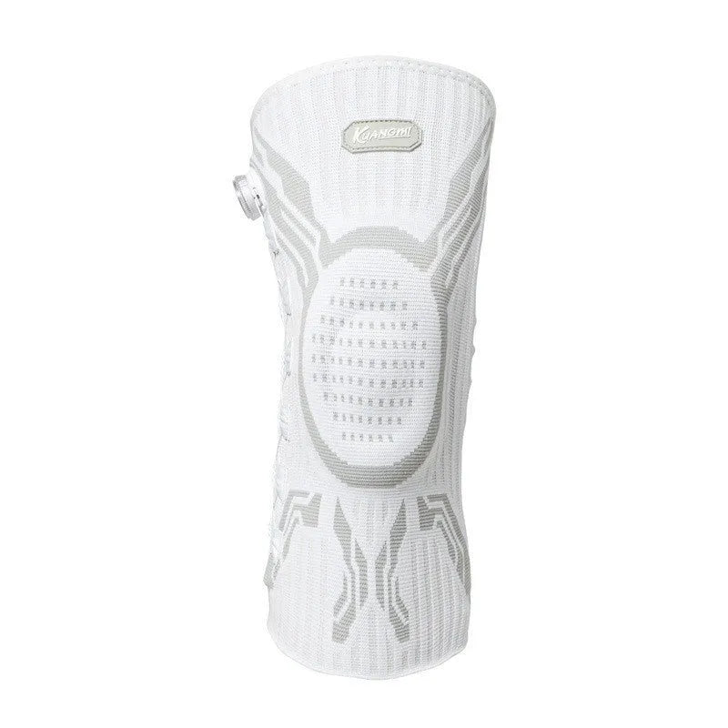 Grey and white sports kneepad for basketball running football badminton protection