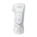Grey and white sports kneepad for basketball running football badminton protection