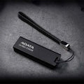 Black car mounted USB flash drive with plastic case showing 53.3mm length.