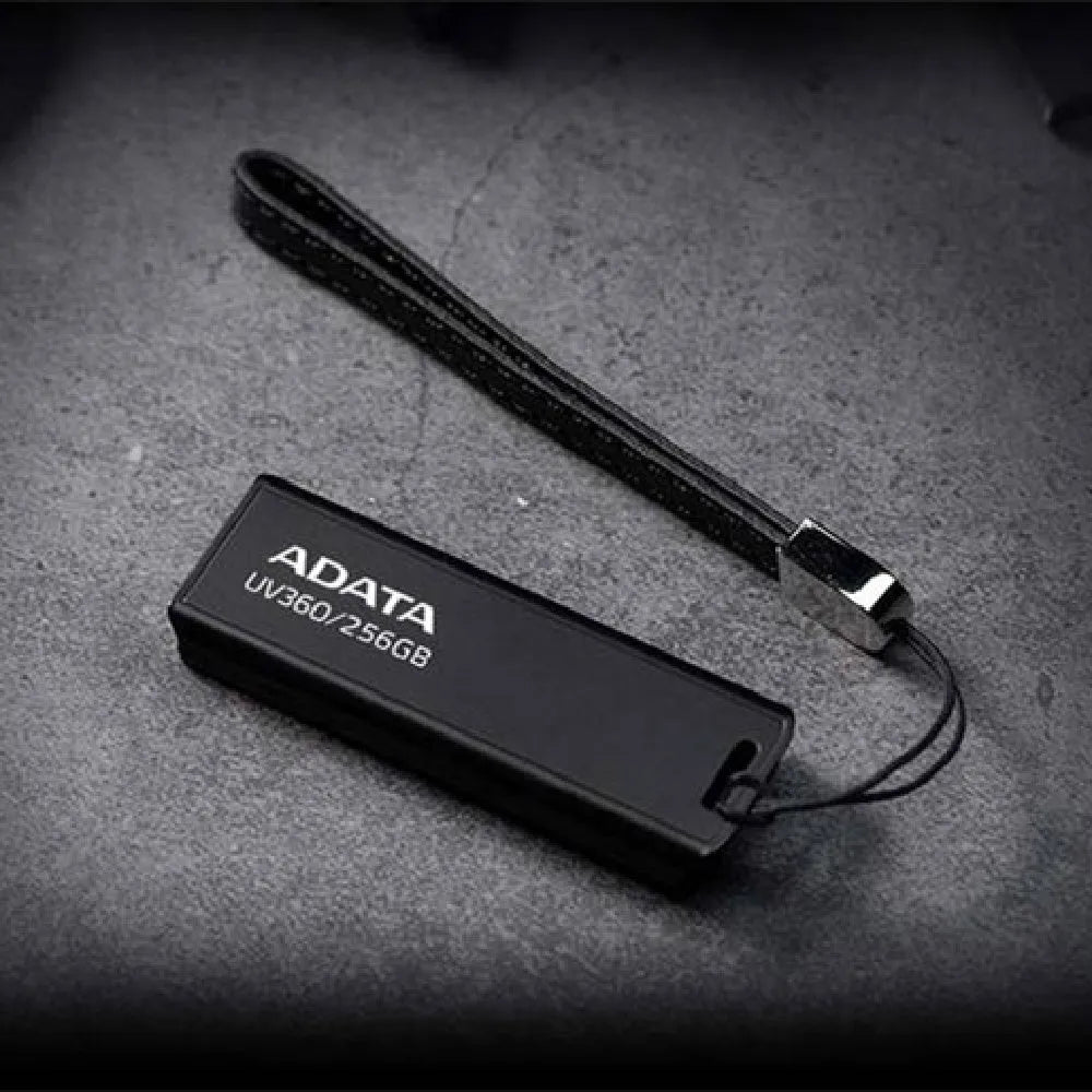 Black car mounted USB flash drive with plastic case showing 53.3mm length.