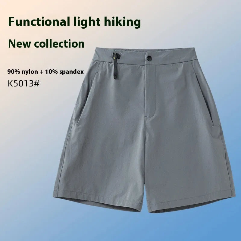 Men's quick-drying sports shorts with elastic 3D cutting in various colour options