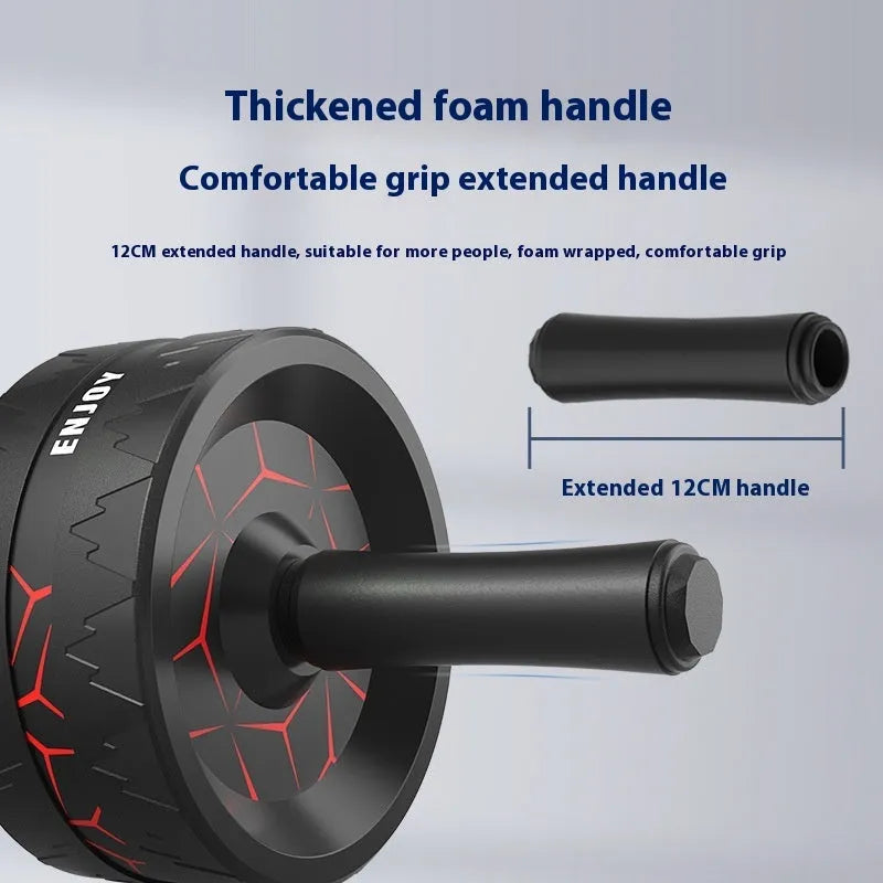 Abdominal wheel fitness equipment in various colours for core muscle training exercises