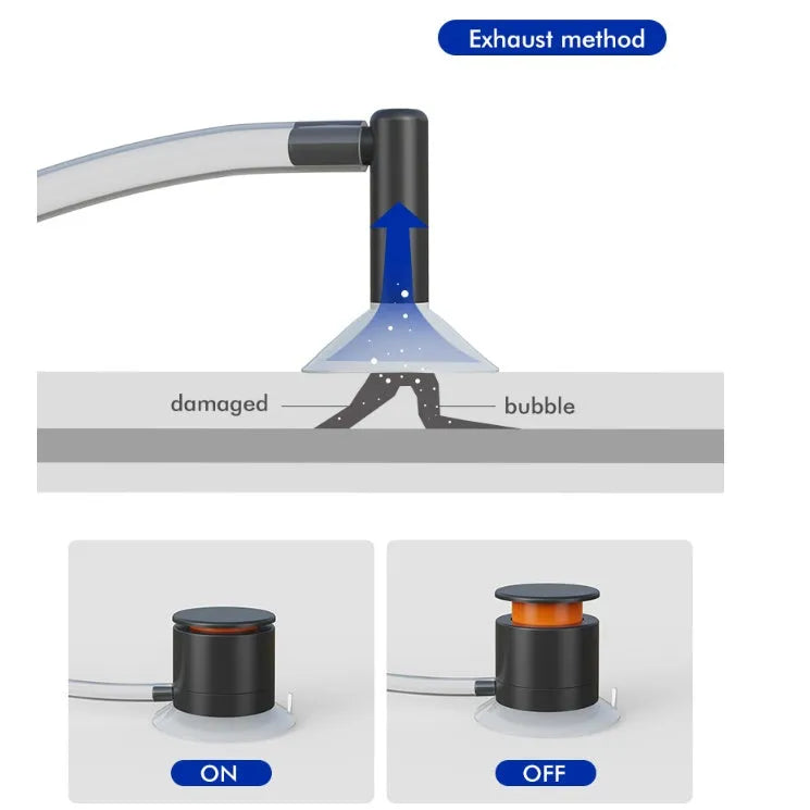 Plastic car windshield crack repair tool simple kit for point fix and broken glass correction