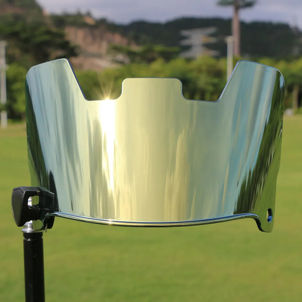 American style multicolor rugby helmet goggles showing tool-free attachment system