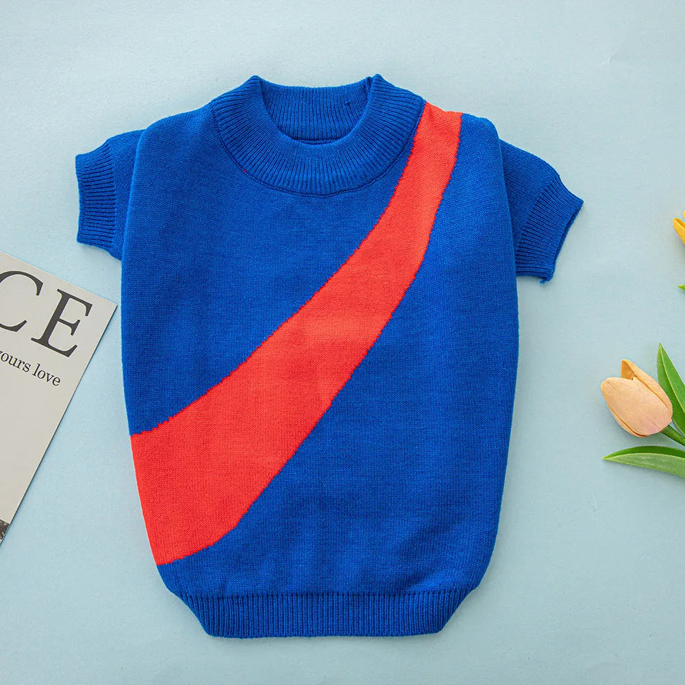 Knitted wool jumper for corgi or poodle in assorted colours and sizes