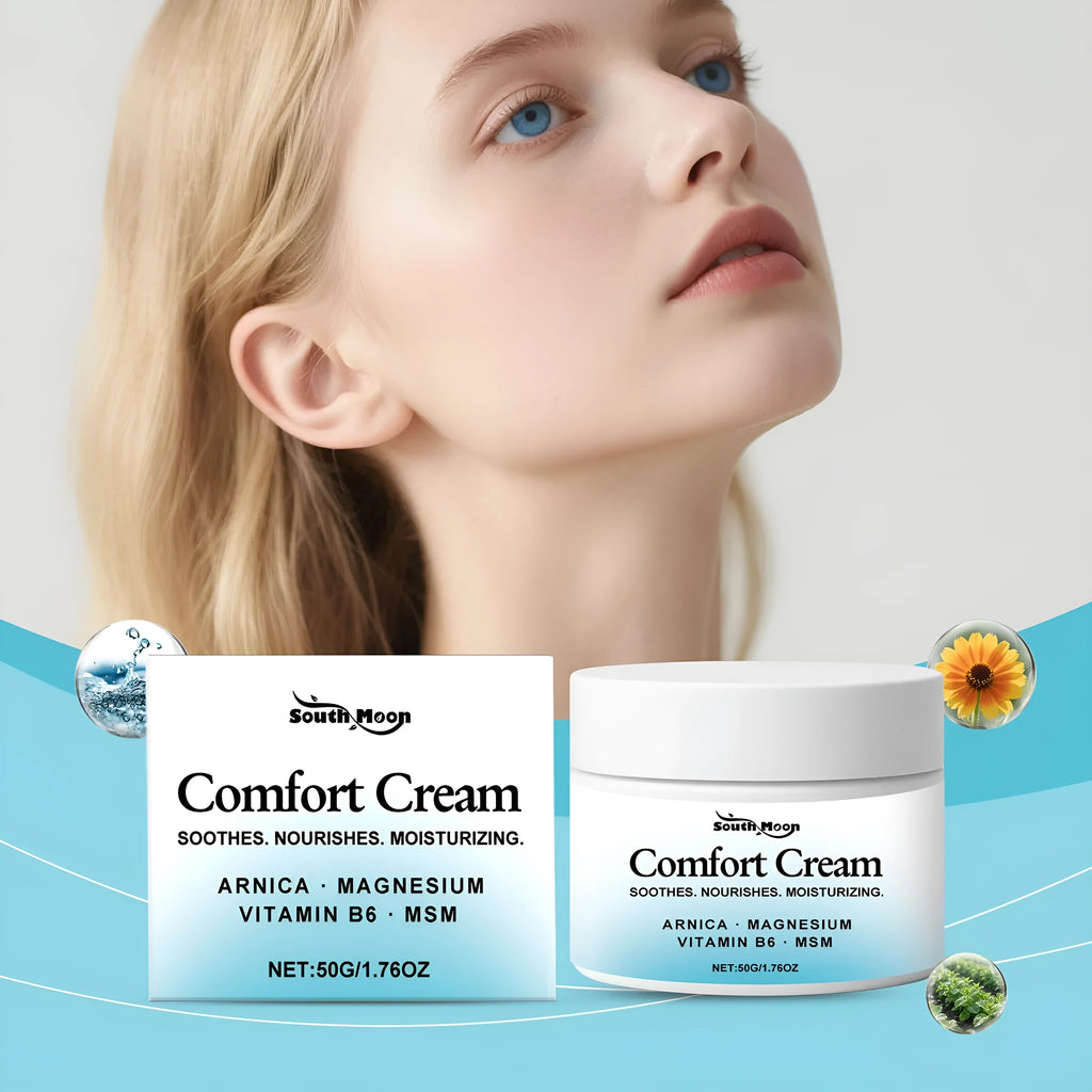 50g gentle hydrating body moisturising cream jar with Shanjinchehua and pyridoxine ingredients