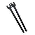 Land Rover fan wrench set showing 36mm and 40mm alloy steel automotive repair tools