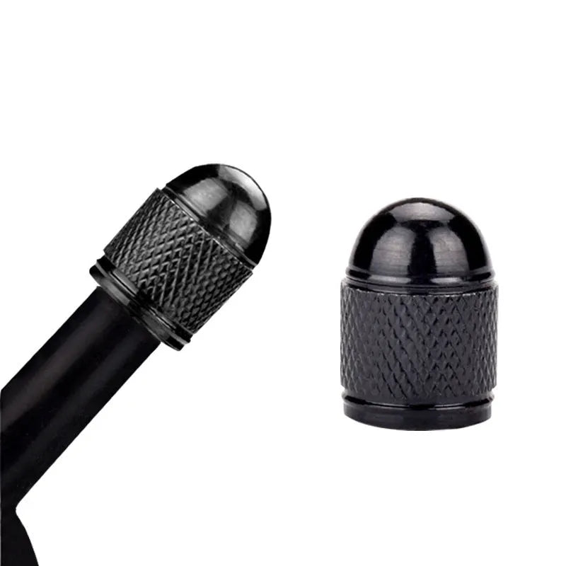 Aluminium mountain bike tyre valve cap in choice of five colours