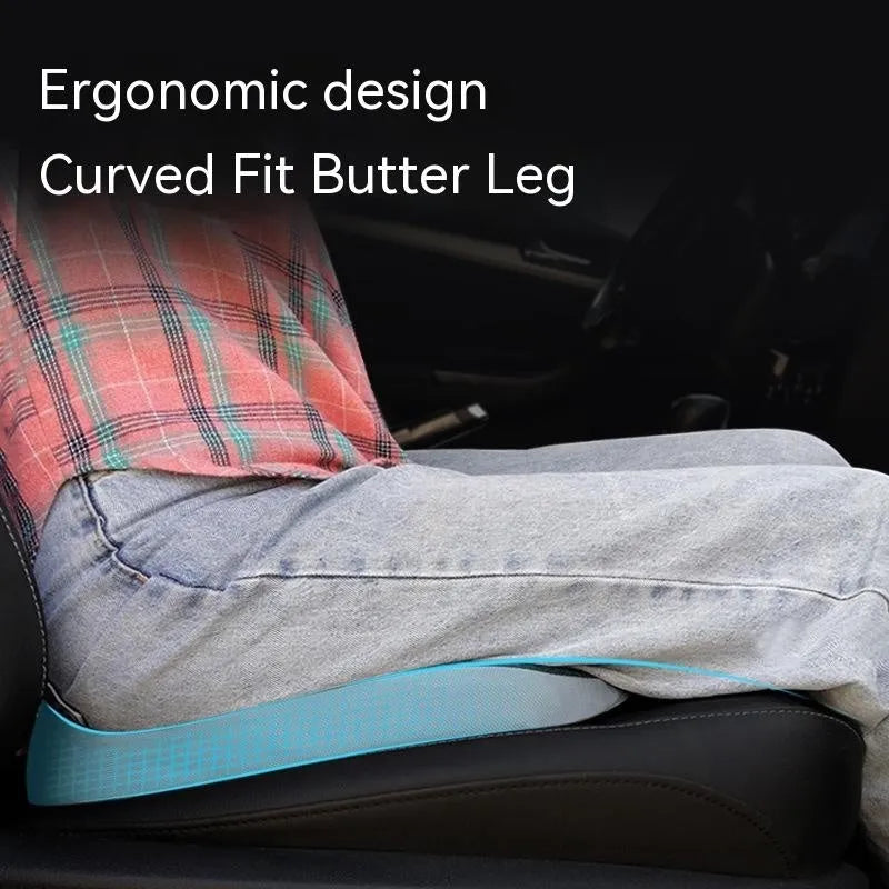 Curved bevel design seat cushion for tailbone and anal support in neutral colour options