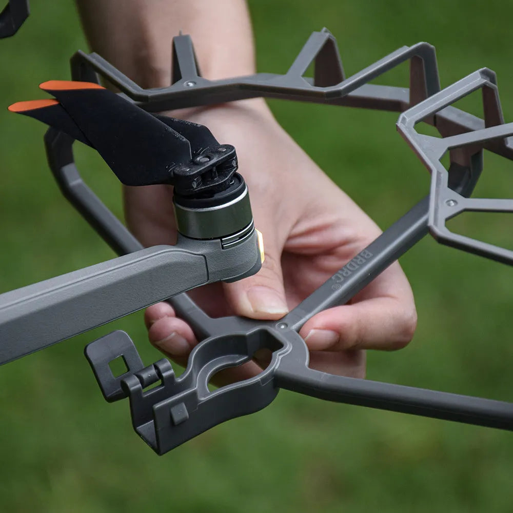 Grey ABS plastic propeller protection ring for DJI Air 2 and Air 2S drones.