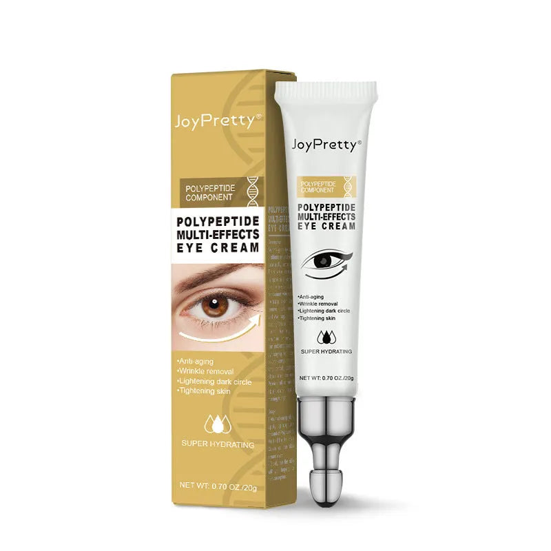 20g peptide anti-dark circle eye cream jar for puffiness reduction and moisturising