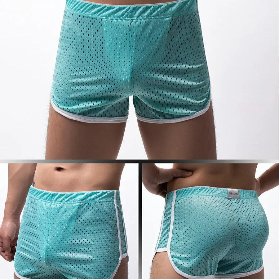 Men's cotton boxer shorts in multiple colours on a white background