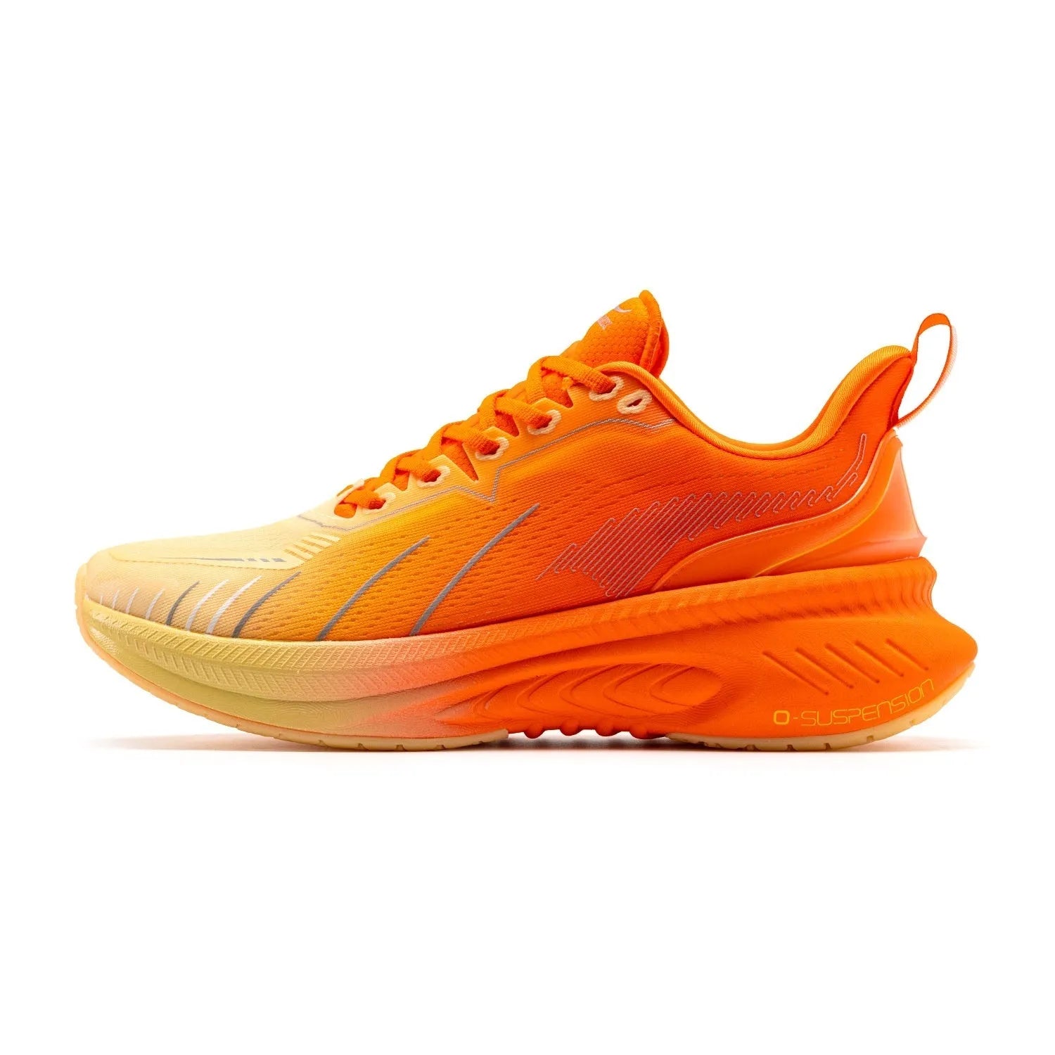 Low-top running shoes with PU mesh upper and rubber sole in multiple colour options