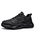 Men's casual sneakers with micro-fibre knit upper and rubber soles in dragon design colours