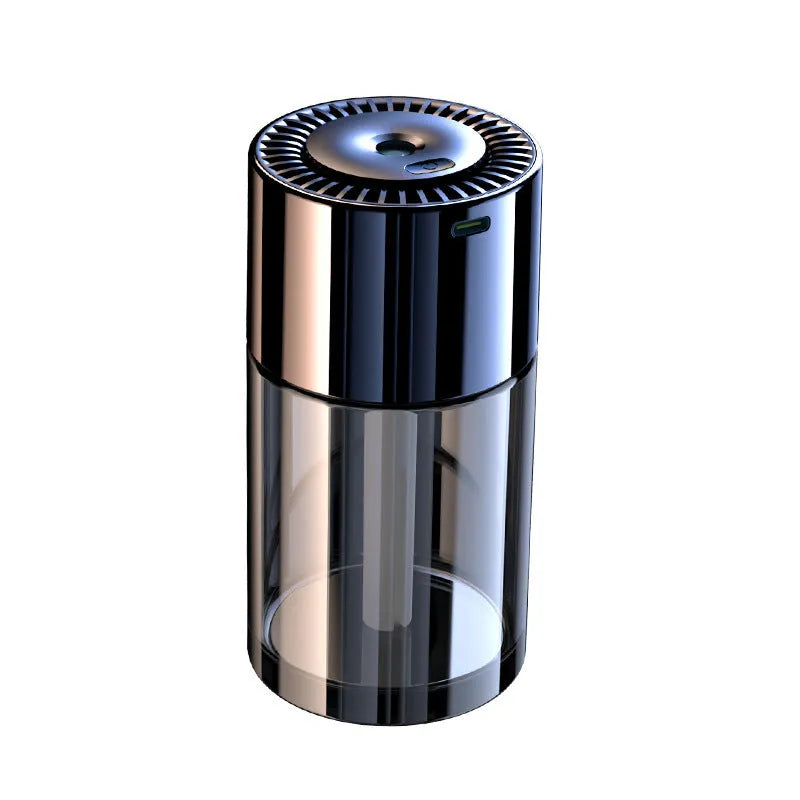 USB plug-in spray perfume humidifier with glass perfume seat in Classic Ocean colour