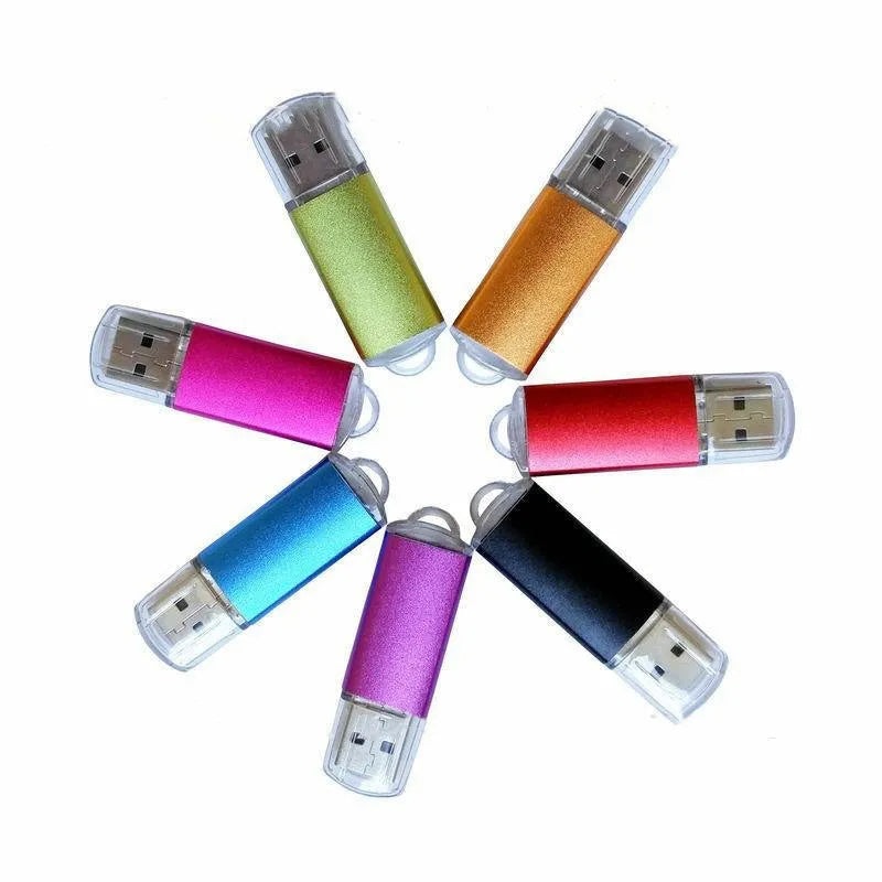 Software encryption USB dongle with metal shell in seven colours including black, blue, gold, green, purple, red and rose red