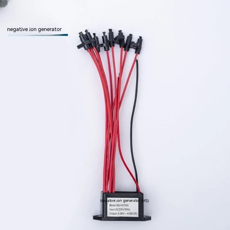 MS FA7000 car air anion generator multi-head black ABS resin 45x25x30mm 1W 220V
