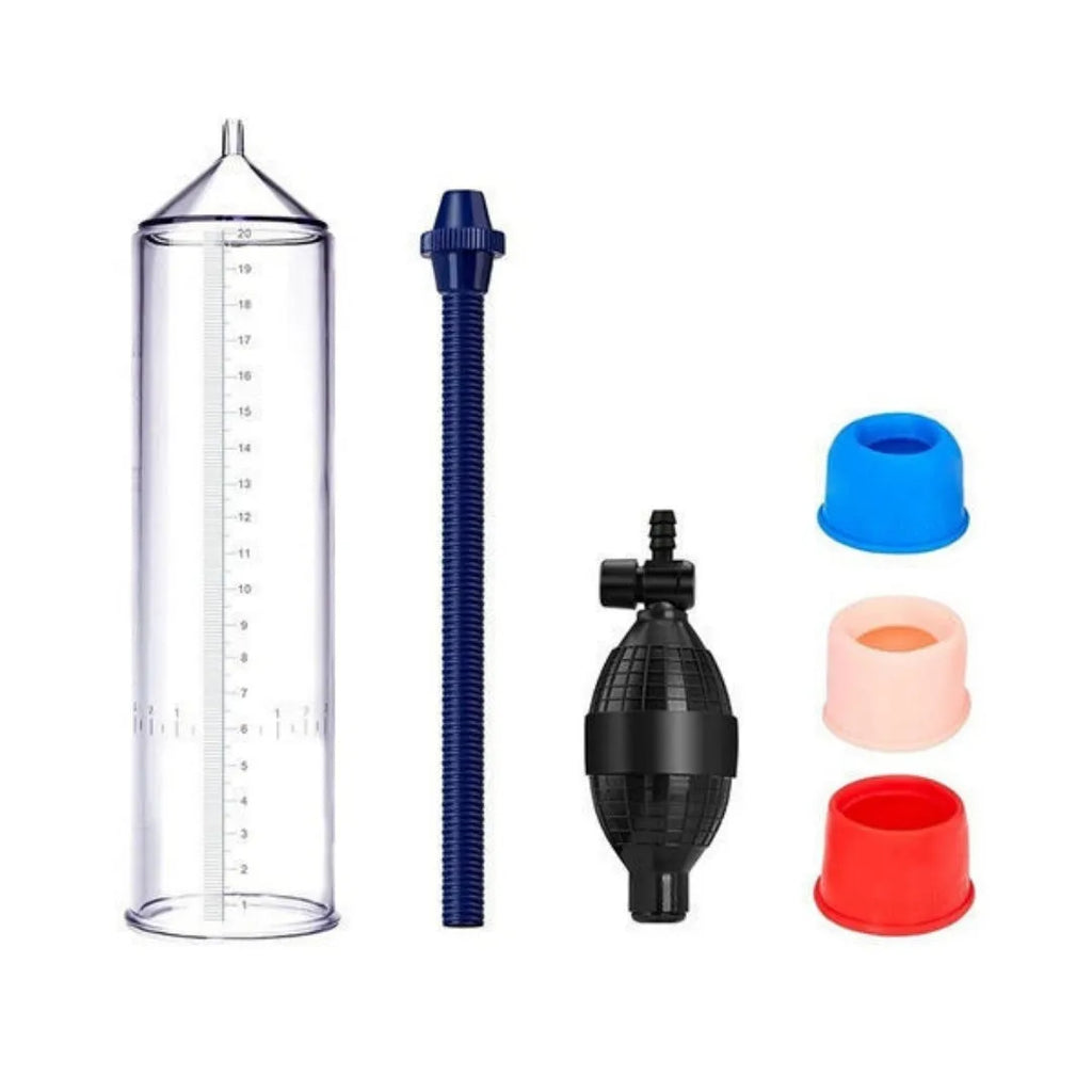 Male minimalist home exercise machine silicone cover accessory with plastic valve exerciser colour