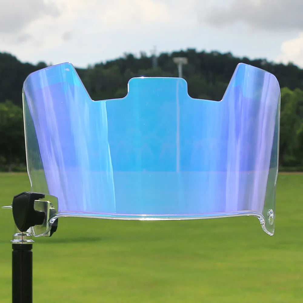 American style multicolor rugby helmet goggles showing tool-free attachment system