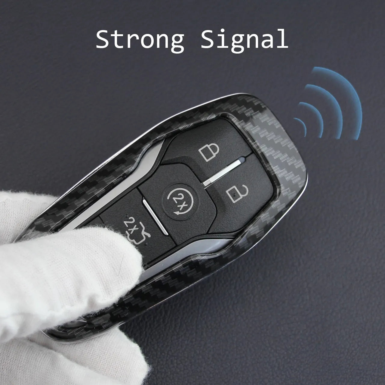 Plastic protective shell for a car key remote, shown in a single-shell design.