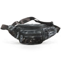 Brown leather retro messenger bag with a single shoulder strap shown open.