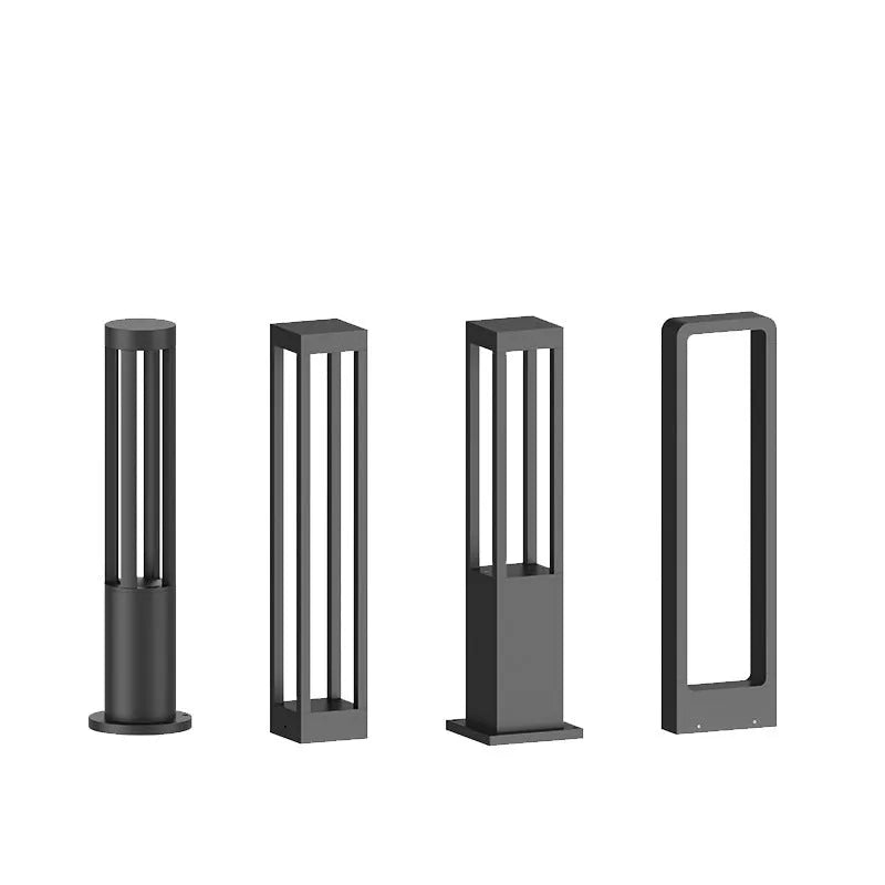 Aluminium outdoor lawn lamp LED landscape light wiring powered for garden pathway