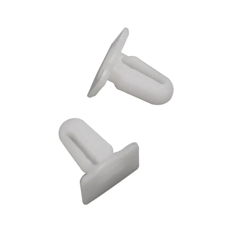 Set of 60 PA66 plastic automobile interior trim panel clips in D318 style.