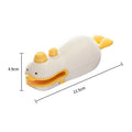Yellow duck animal jacquard rechargeable sealing machine with USB charging cable