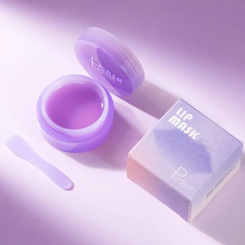 10ml lip balm exfoliating treatment box with lip film and scraper tool for lip lines