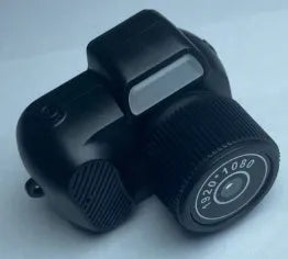 Black Y3000 model HD outdoor sports camera with 0.96 inch screen showing compact size