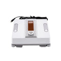 White intelligent window cleaning robot for high-rise buildings showing 220x220x70mm dimensions