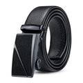 Black Bales Catch men's imitation leather belt 120cm electroplated buckle starry sky black