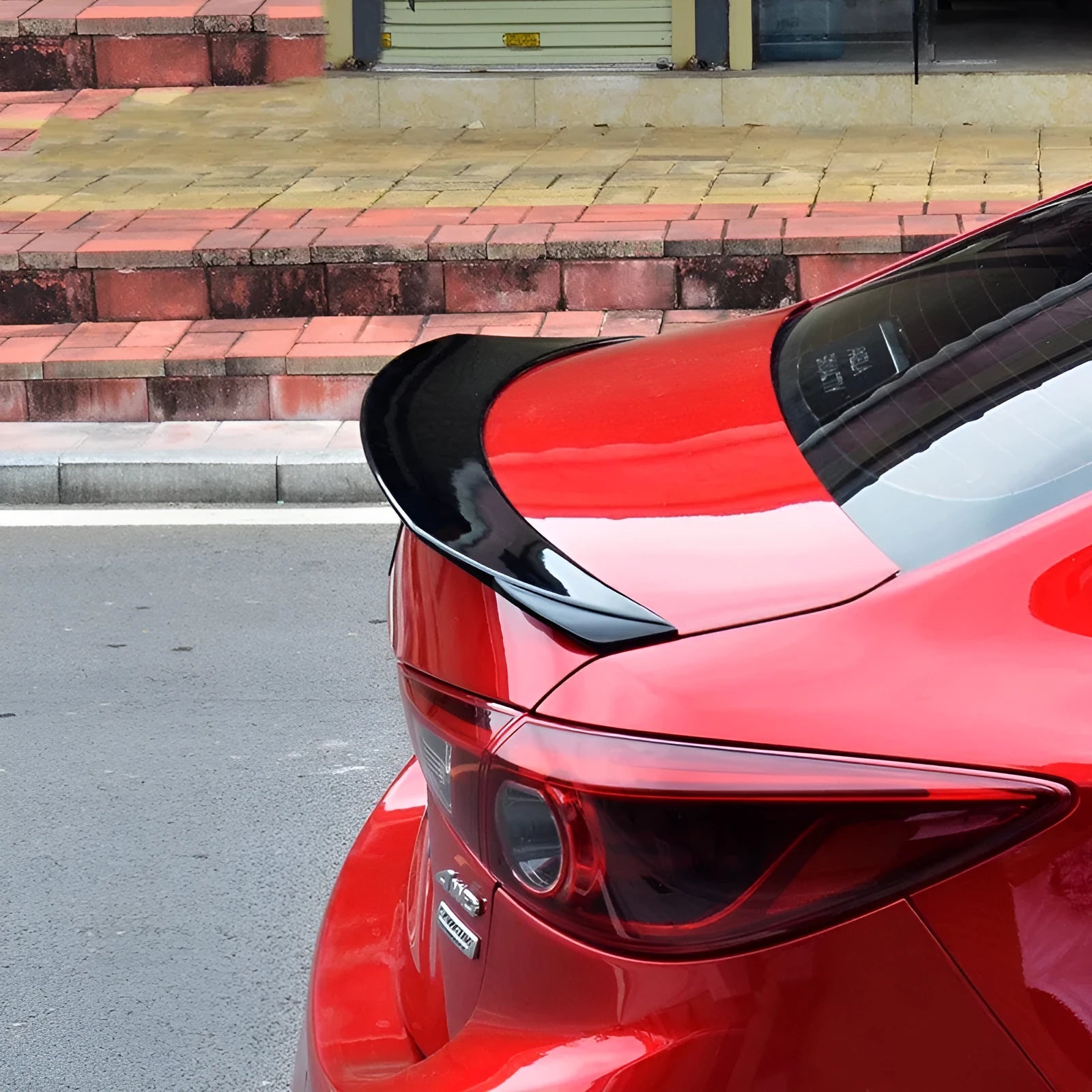 Mazda 3 Axela Exela tail trim spoiler for 2014-2021 model year vehicles