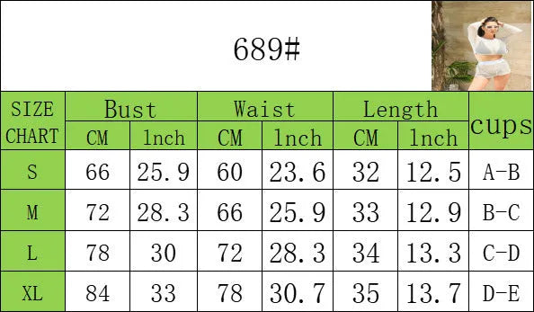 White transparent women's beach swimsuit set with breathable straps and matching top and skirt