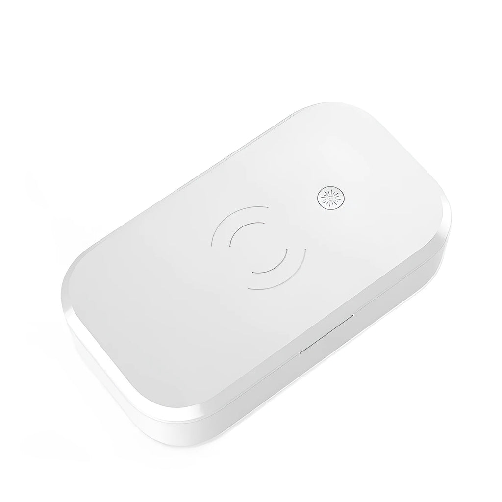 UV disinfection box with wireless charging for nail art tools in white colour option