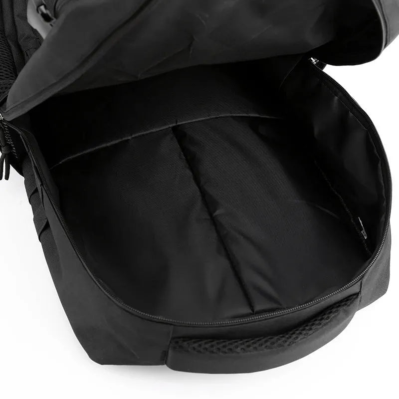 Outdoor camouflage mountaineering backpack Oxford cloth 20-35L breathable waterproof anti-theft curved shoulder strap