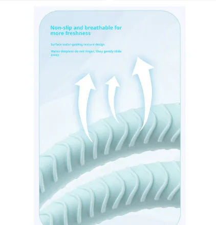 Silicone mosquito repellent liquid protective bracelet in light yellow colour on a white background