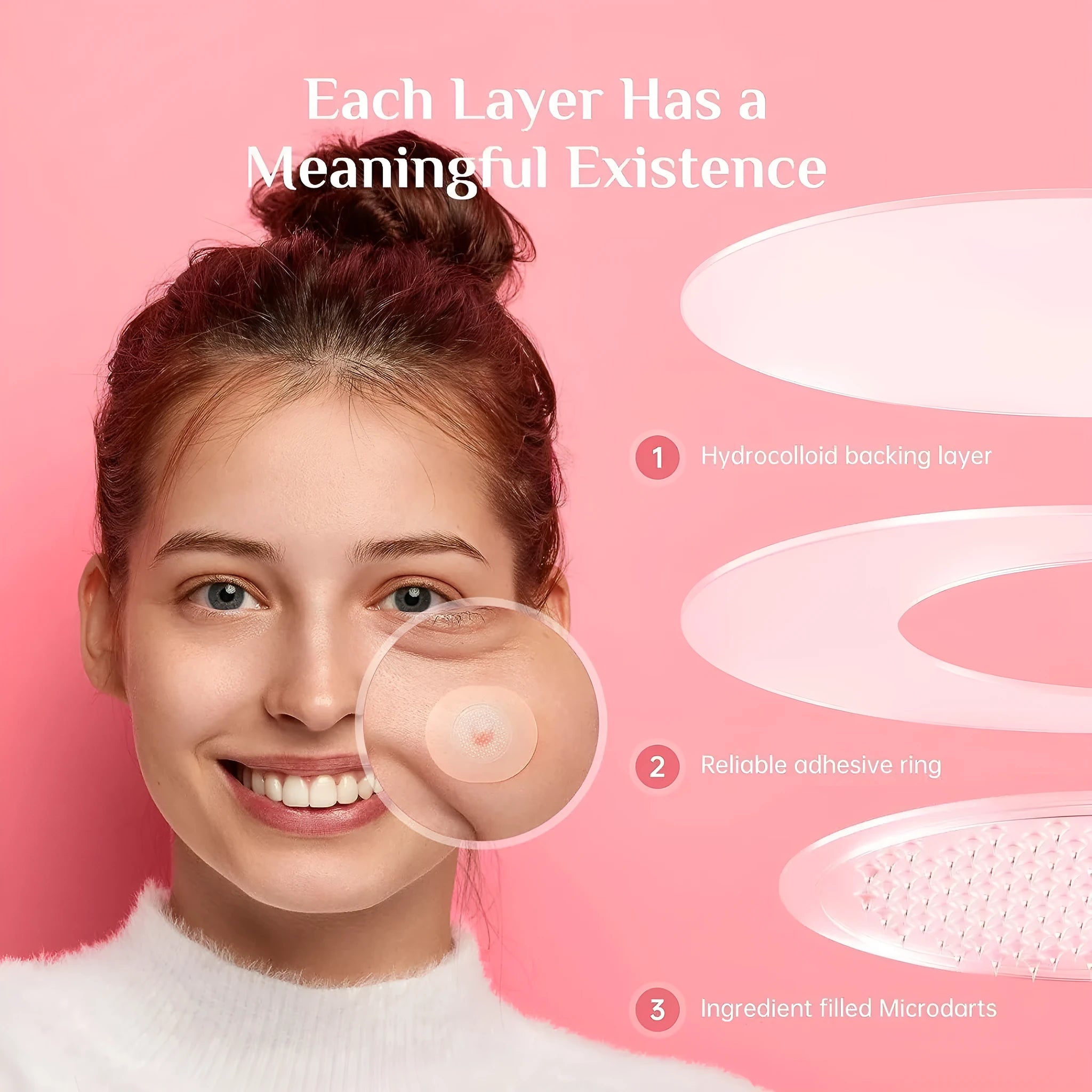 9 hydrocolloid acne patches for pimple desalting and acne closure treatment
