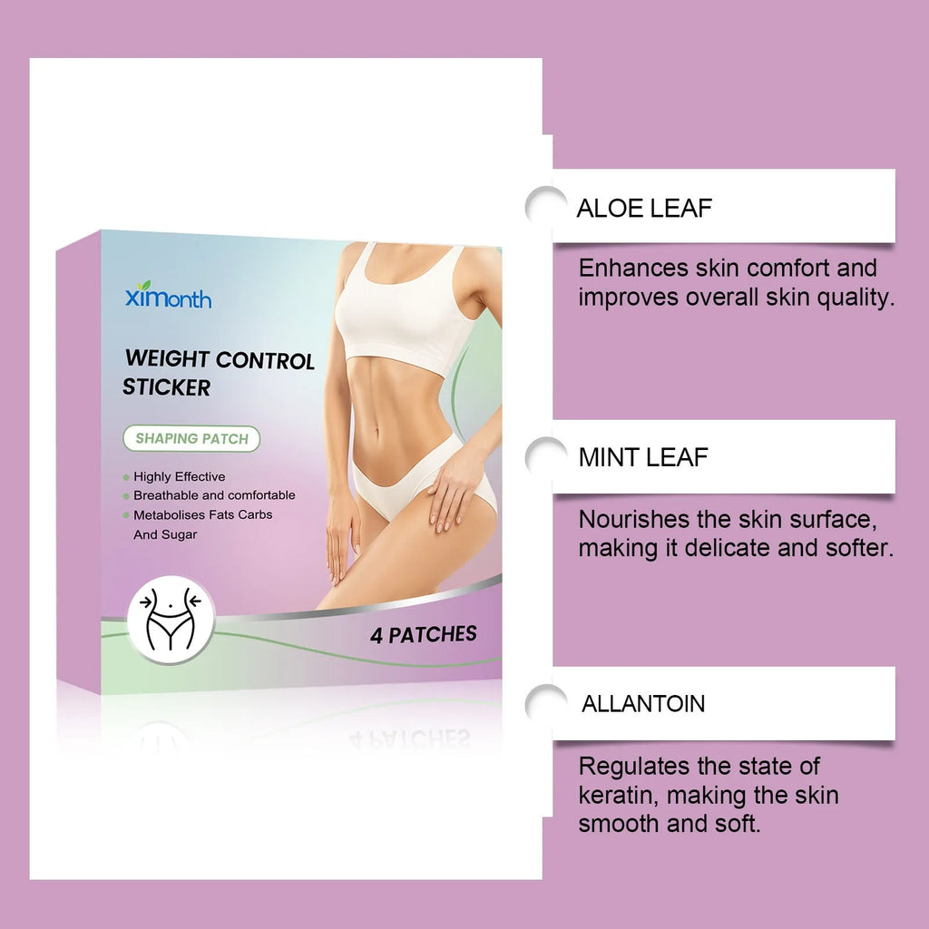 Pack of 4 body nursing adhesive bandages with aloe and mint leaf microneedle technology for gentle skin care