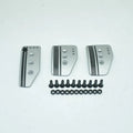 SPC branded aluminium alloy manual transmission car pedal set in grey or black