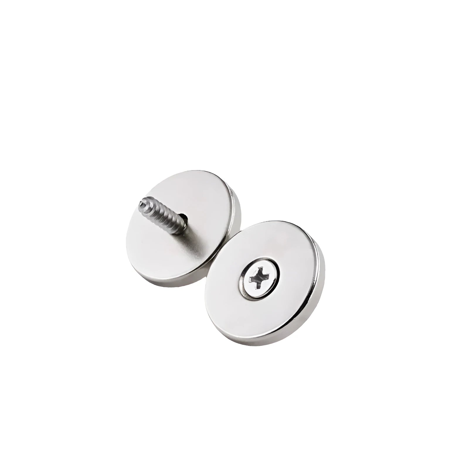15mm neodymium iron boron circular sinking hole magnet with central hole for flush mounting