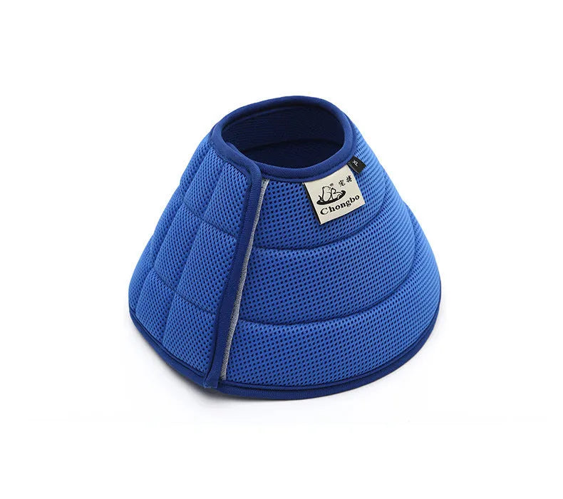 Transparent non-woven fabric pet medical recovery collar for dogs and cats