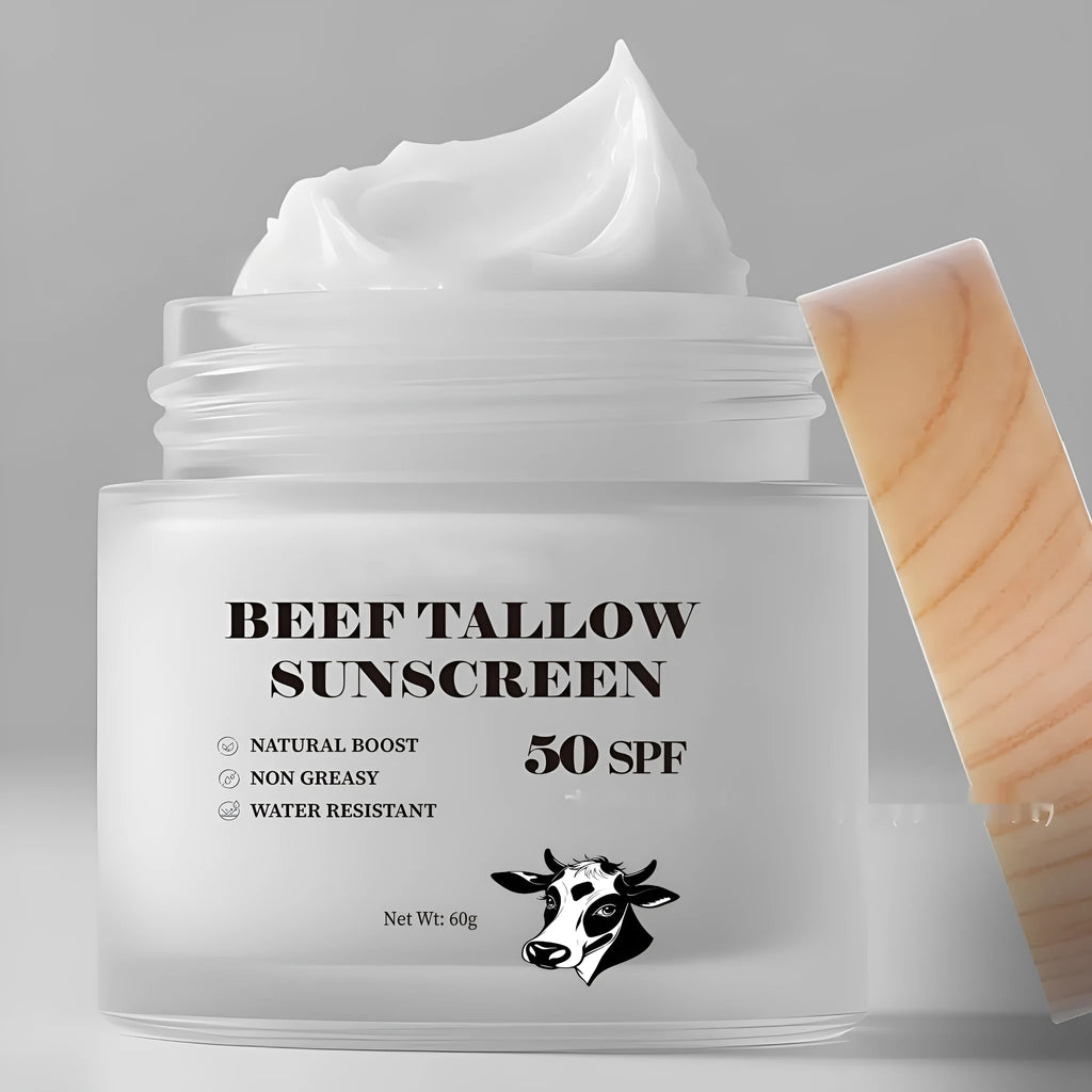 Beef tallow protective cream tube with 60g net content for waterproof skin protection