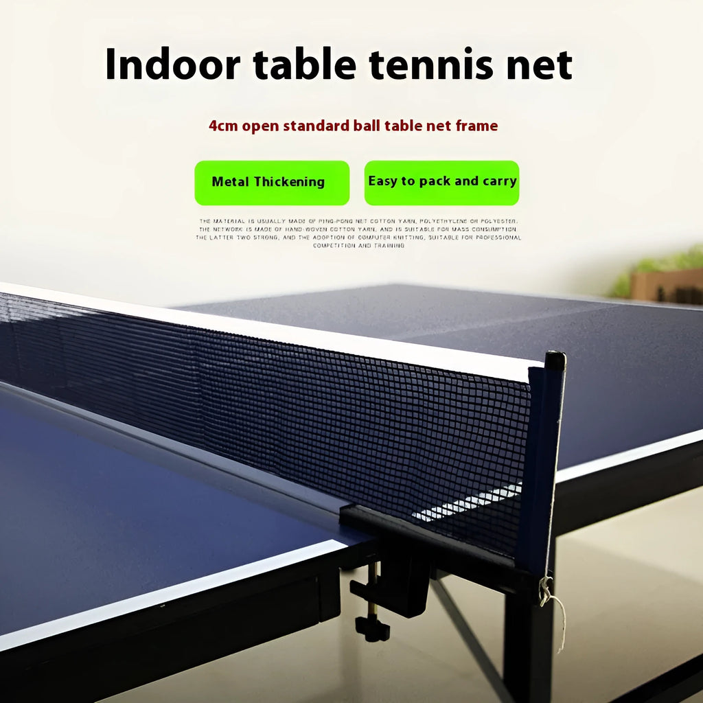 Universal large clip thickened table tennis post with indoor open grid table colour design