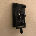 Creative retro-style decorative light switch wall plate cover in PLA material.