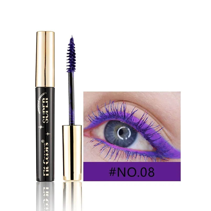 Colourful mascara tubes displaying vibrant shades for theatrical and stage makeup