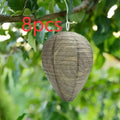 Hexagonal paper beehive lantern with wire frame measuring 22x28cm in photo colour
