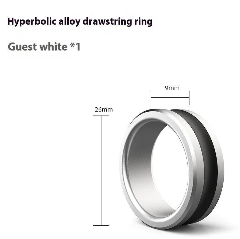 Fishing hand guard tool with alloy pull loop in orange or silver colour options