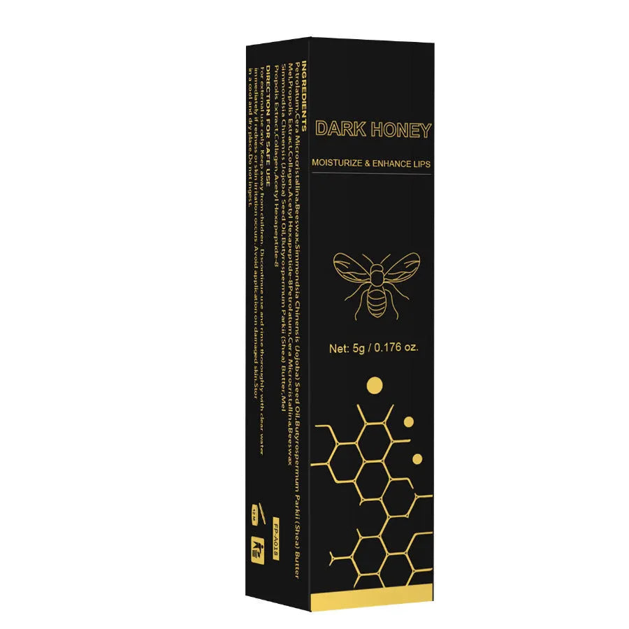 Dark honey lipstick 5g cosmetic product for men and women