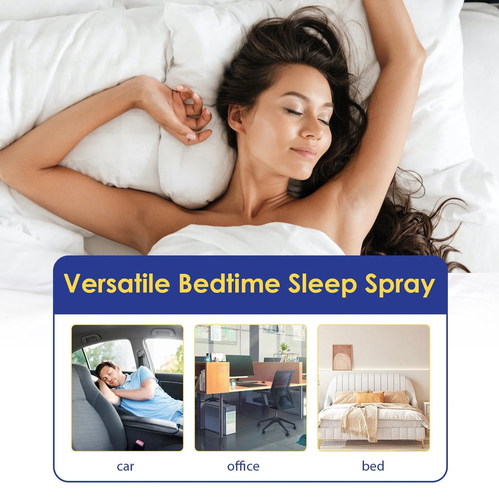 60ml aromatherapy sleep care spray bottle for stress relief and bedtime relaxation